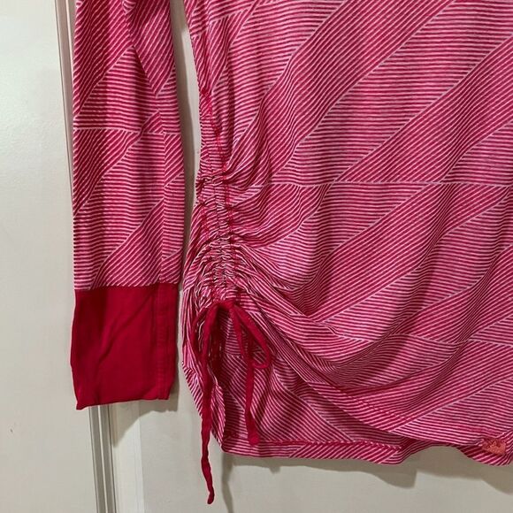 PRANA Vinyasa Hoodie Azalea Pink Women’s Size Medium - Picture 4 of 7